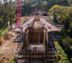 Réalisation d’un pont.