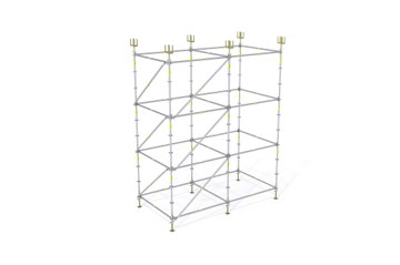 Echafaudages pour facades complexes BRIO