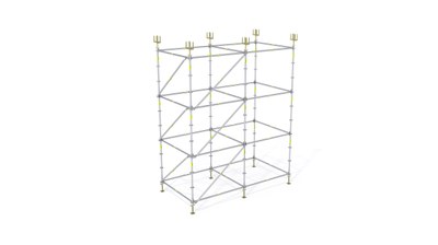 Echafaudages pour facades complexes BRIO