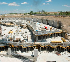 Agrandissement du Stade Wanda Metropolitano, Madrid, Espagne