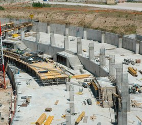 Agrandissement du Stade Wanda Metropolitano, Madrid, Espagne