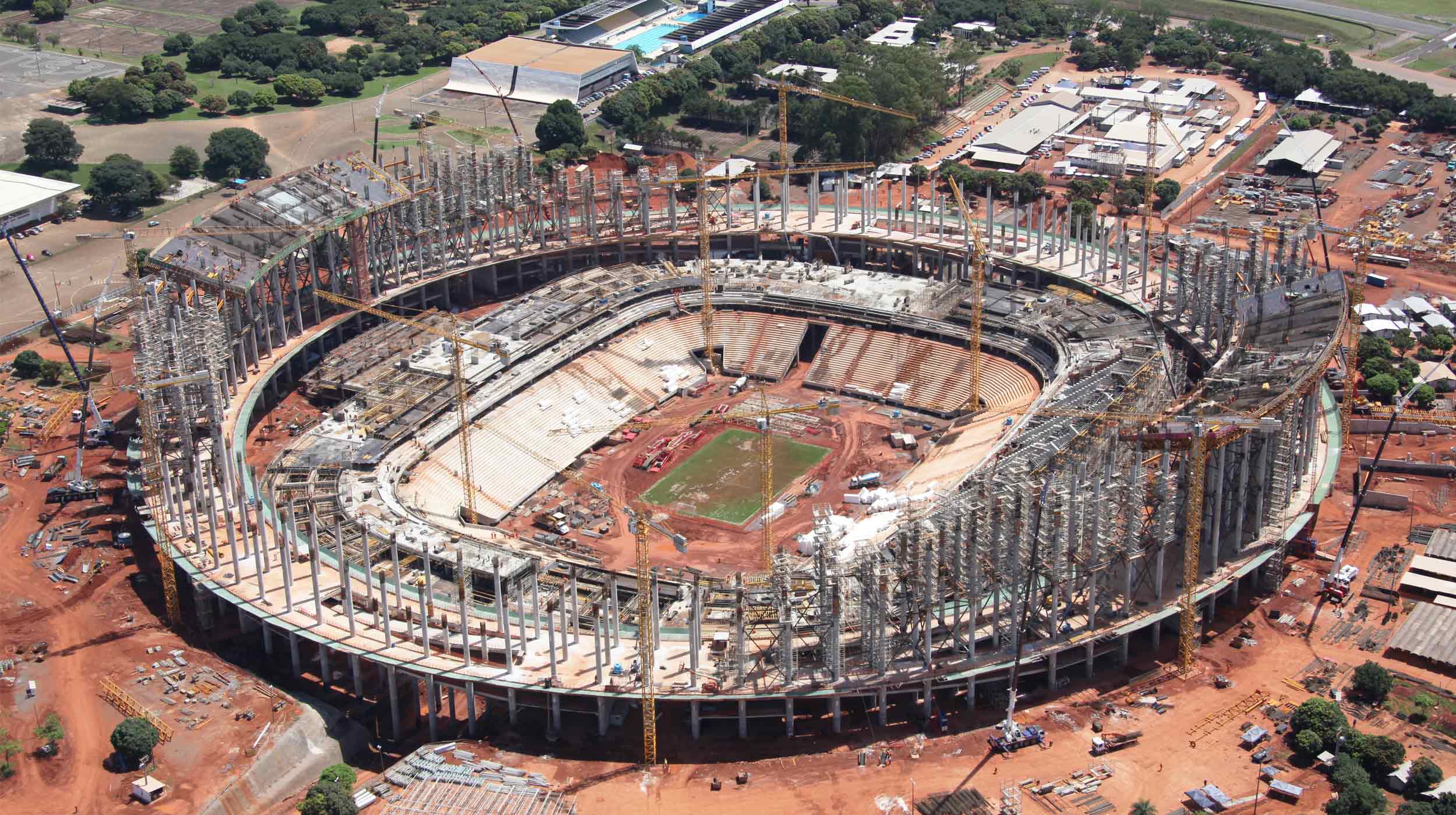 Ce stade plus connu sous le nom de Mané Garrincha sera l’un des principaux stades qui accueillera la Coupe du Monde de football de 2014.