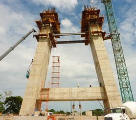 Pont de la rivière Napo, Orellana, Equateur