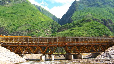 Pont Tingo, Route interocéanique nord, Pérou