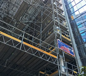 Rénovation d’une verrière sur charpente métallique, Paris La Défense, France