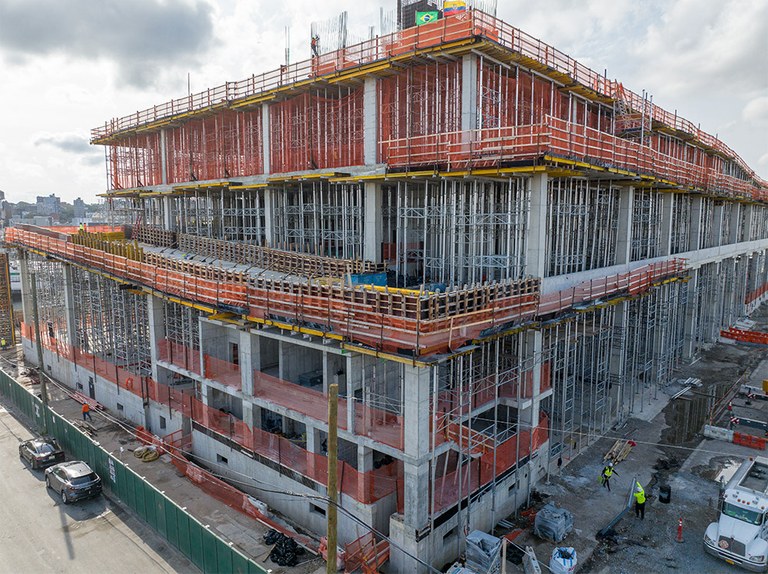 Infrastructure logistique de pointe à Brooklyn, New York