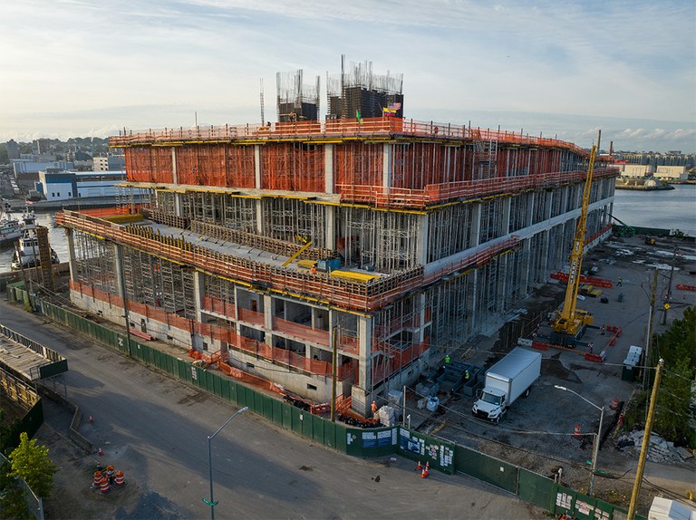 Infrastructure logistique de pointe à Brooklyn, New York