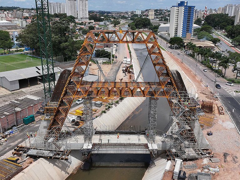 Solutions modulaires pour optimiser la réalisation du pont de Jundiaí