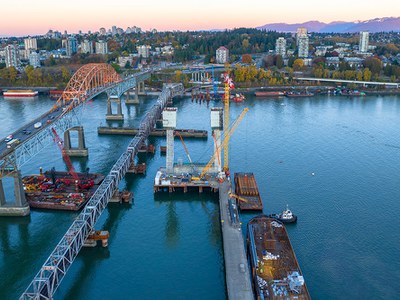 Nouveau pont Pattullo au Canada