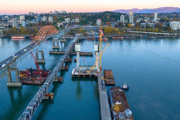 Nouveau pont Pattullo au Canada