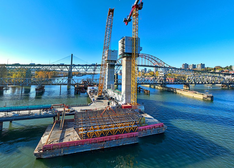 Nouveau pont Pattullo au Canada