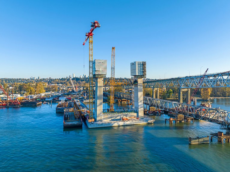 Nouveau pont Pattullo au Canada