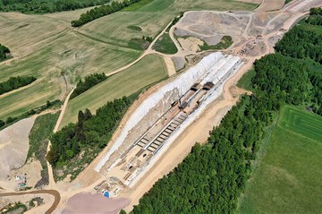 Nouveau tunnel à ciel ouvert avec ULMA