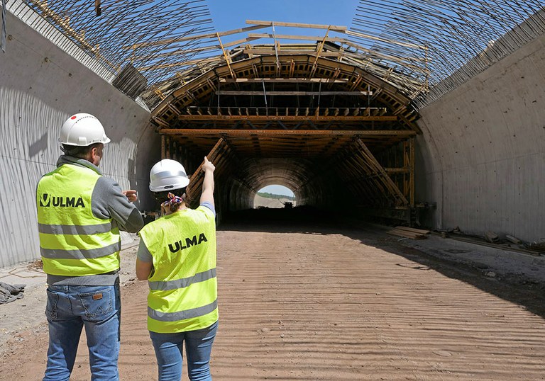 Nouveau tunnel à ciel ouvert avec ULMA