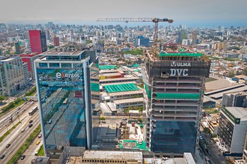 Nouvelle tour dans le centre-ville de Lima, au Pérou