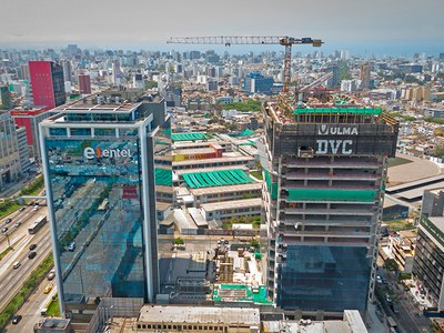 Nouvelle tour dans le centre-ville de Lima, au Pérou