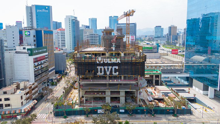 Nouvelle tour dans le centre-ville de Lima, au Pérou