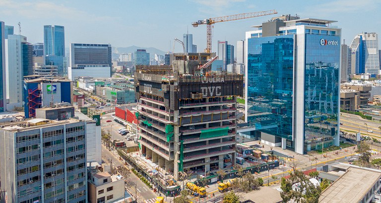 Nouvelle tour dans le centre-ville de Lima, au Pérou