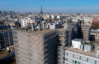 Réhabilitation d’un ensemble résidentiel rue de Vouillé à Paris
