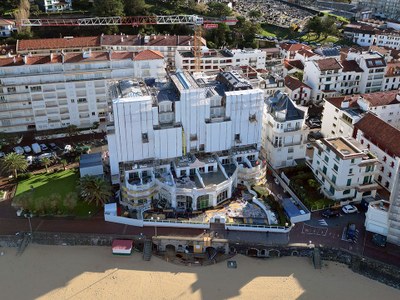Réhabilitation intégrale des façades du Grand Hôtel Jaizkibel à Saint-Jean-de-Luz