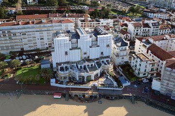 Réhabilitation intégrale des façades du Grand Hôtel Jaizkibel à Saint-Jean-de-Luz