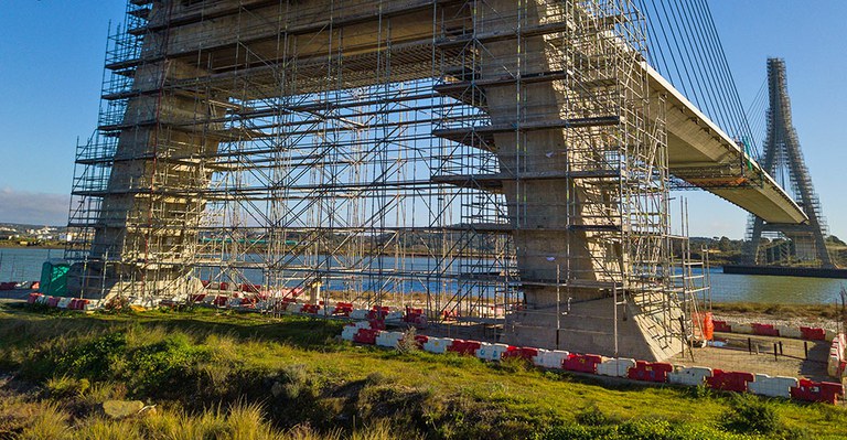 Rénovation du pont international sur le Guadiana