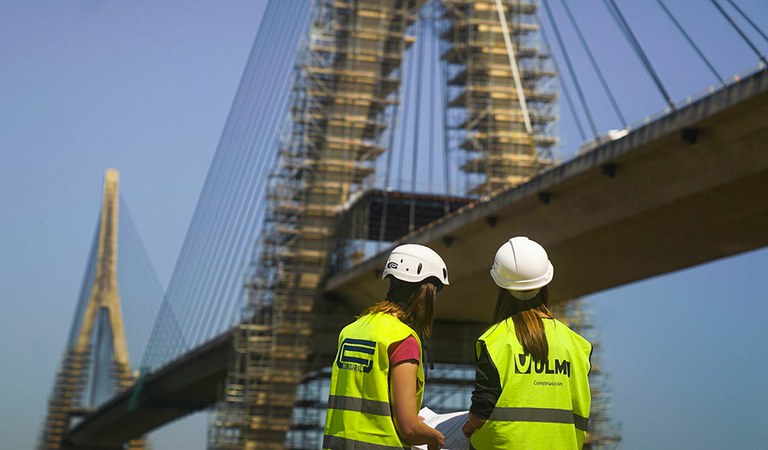 Rénovation du pont international sur le Guadiana