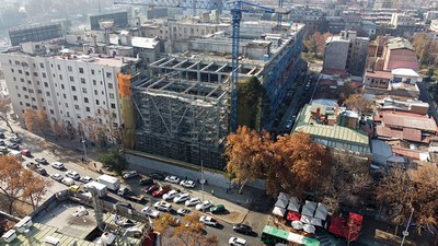 Solutions de coffrage, d’étaiement et d’échafaudages d’ULMA pour la construction de Vicuña Mackenna 20 au Chili