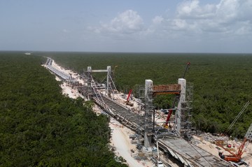 Solutions d’ingénierie pour le premier pont ferroviaire haubané du Mexique