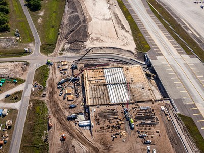 Solutions préassemblées pour l’aéroport international de Tampa, États-Unis