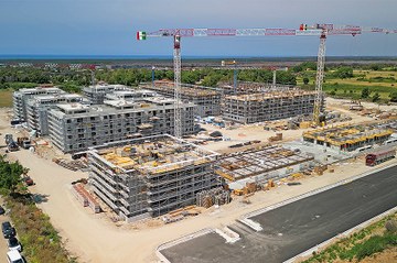 Technologie de construction appliquée à de grands complexes résidentiels