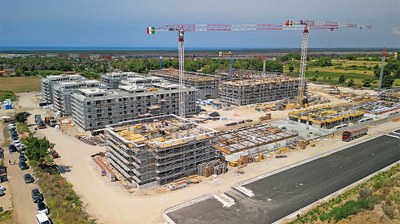 Technologie de construction appliquée à de grands complexes résidentiels