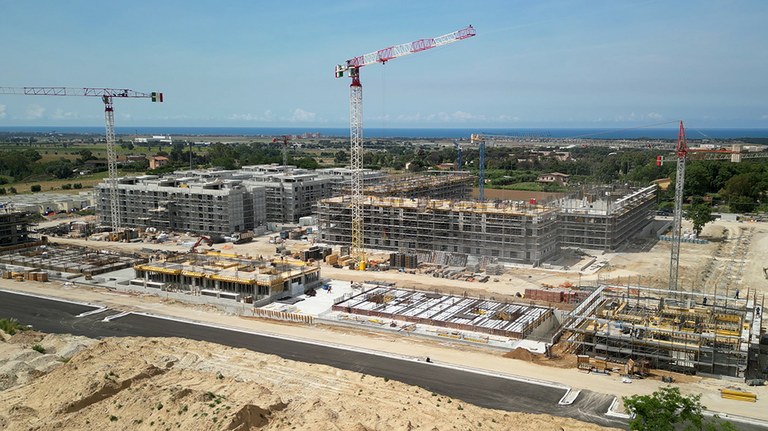 Technologie de construction appliquée à de grands complexes résidentiels
