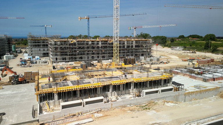 Technologie de construction appliquée à de grands complexes résidentiels