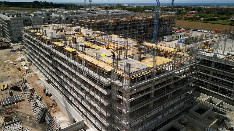 Technologie de construction appliquée à de grands complexes résidentiels