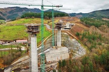 Réutilisation au maximum du matériel et réduction du délai de réalisation du viaduc de Zumelegi